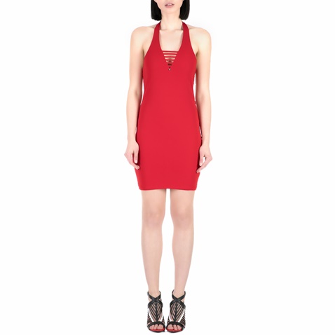 GUESS-Γυναικείο μίνι φόρεμα Guess DALIA κόκκινο