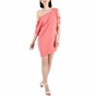 GUESS-Γυναικείο μίνι φόρεμα Guess CARLA ροζ
