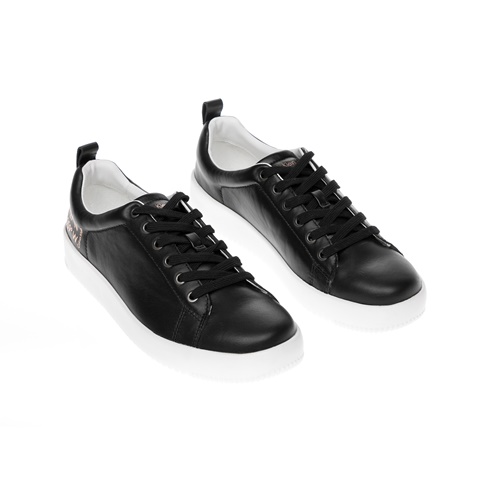 CALVIN KLEIN JEANS-Αντρικά παπούτσια CALVIN KLEIN JEANS μαύρα  