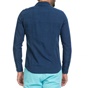 GAS-Ανδρικό πουκάμισο NIRO/8 OXFORD INDI GAS μπλε