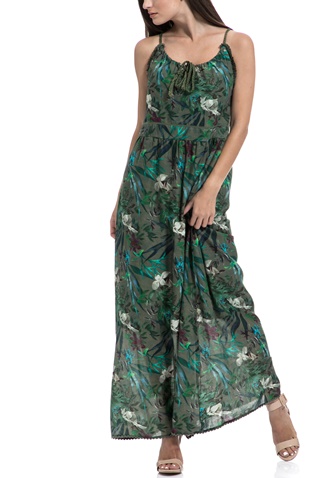 GAS-Γυναικείο φόρεμα VESTITI MELODYC πράσινο