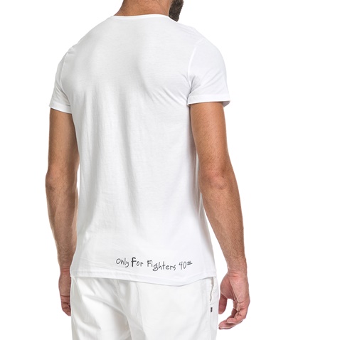 40-WEFT-Ανδρική μπλούζα 40-Weft PERRYS λευκή
