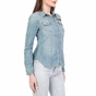 JUICY COUTURE-Γυναικείο τζιν πουκάμισο CHAMBRAY JUICY COUTURE μπλε