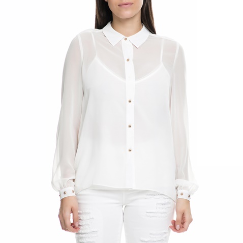 JUICY COUTURE-Γυναικείο πουκάμισο JUICY COUTURE λευκό 