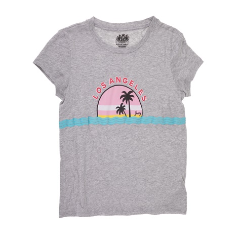 JUICY COUTURE KIDS-Παιδική μπλούζα JUICY COUTURE KIDS γκρι