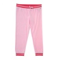 JUICY COUTURE KIDS-Κοριτσίστικο παντελόνι φόρμας JUICY COUTURE MICROTERRY LA SUNSET ροζ