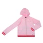 JUICY COUTURE KIDS-Κοριτσίστικη ζακέτα JUICY COUTURE MICROTERRY LA SUNSET ροζ