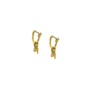 JUICY COUTURE-Σκουλαρίκια JUICY COUTURE CHARMY LUXE WISHES HOOPS 