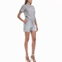 SCOTCH & SODA-Γυναικεία ολόσωμη φόρμα MAISON SCOTCH άσπρη-μπλε 