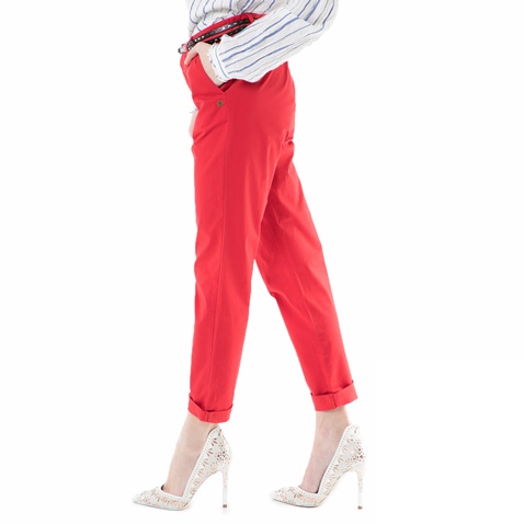 SCOTCH & SODA-Γυναικείο chino παντελόνι SCOTCH & SODA κόκκινο 