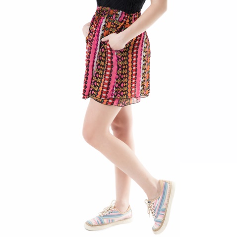 SCOTCH & SODA-Μίνι φούστα SCOTCH & SODA με πολύχρωμο μοτίβο 