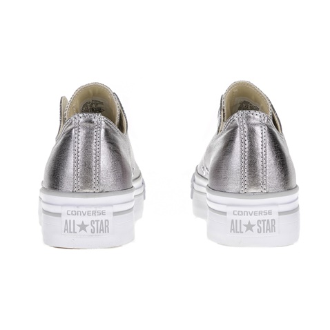 CONVERSE-Γυναικεία sneakers Chuck Taylor All Star ΟΧ ασημί 
