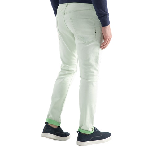 SCOTCH & SODA-Ανδρικό τζιν πράσινο παντελόνι Scotch & Soda 5-pocket pant in twill quality