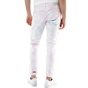 SCOTCH & SODA-Ανδρικό τζιν παντελόνι SCOTCH & SODA λευκό με σκισίματα