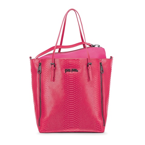 FOLLI FOLLIE-Γυναικεία τσάντα FOLLI FOLLIE ροζ  