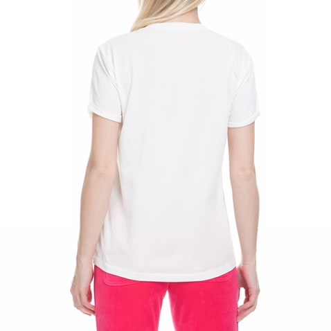 JUICY COUTURE-Γυναικεία κοντομάνικη μπλούζα JUICY COUTURE λευκή 
