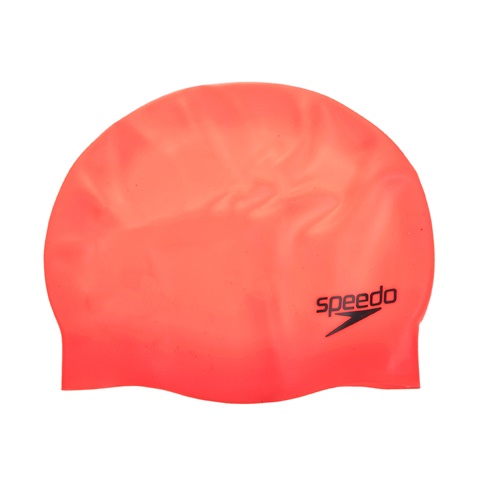 SPEEDO-Unisex σκουφάκι κολύμβησης SPEEDO Plain Moulded Silicone Cap κόκκινο