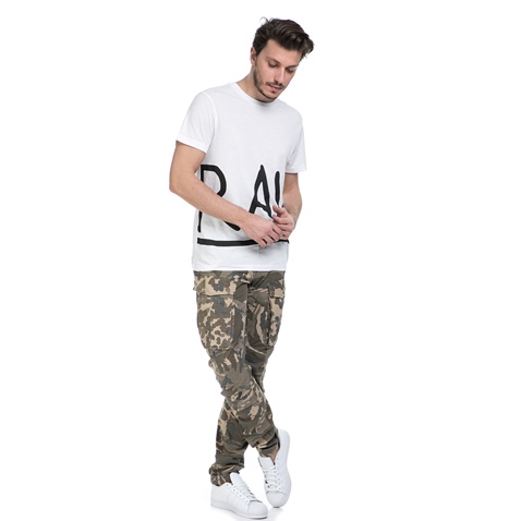 G-STAR RAW-Ανδρικό παντελόνι G-Star Raw Rovic 3D tapered χακί