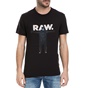 G-STAR RAW-Ανδρική κοντομάνικη μπλούζα G-Star Raw Numben μαύρη με στάμπα