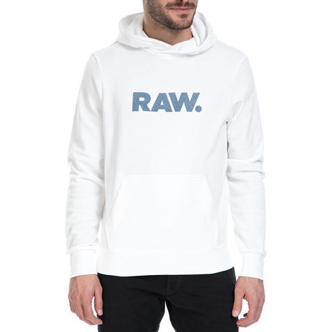 G-STAR RAW-Ανδρική φούτερ μπλούζα G-Star Raw λευκή