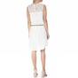 GARCIA JEANS-Γυναικείο μίνι φόρεμα Garcia Jeans λευκό