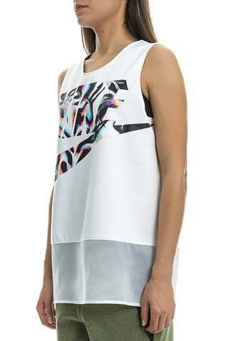 NIKE-Γυναικεία αμάνικη μπλούζα Nike λευκή