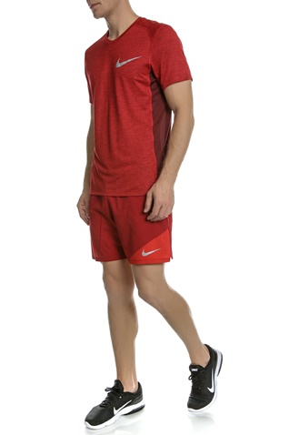 NIKE-Ανδρικό σορτς για τρέξιμο Nike FLX SHORT 7IN DISTANCE κόκκινο
