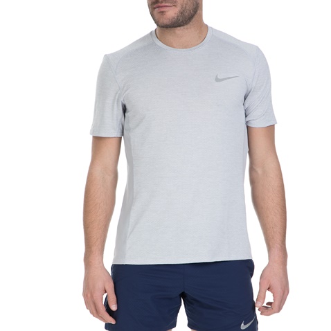 NIKE-Κοντομάνικη μπλούζα Nike ανοιχτό γκρι 