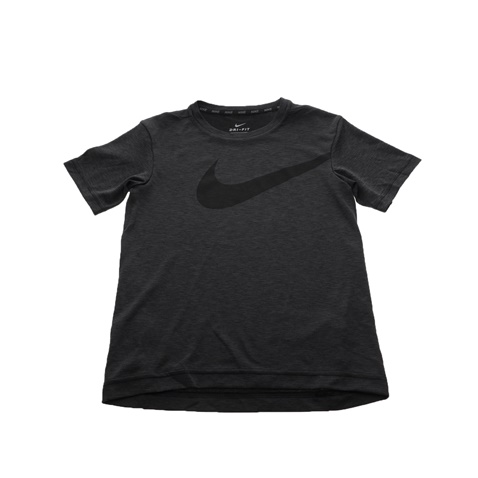 NIKE-Αγορίστικη κοντομάνικη μπλούζα Nike BRTHE TOP SS HYPER GFX μαύρη