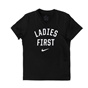 NIKE-Κοριτσίστικο κοντομάνικο μπλουζάκι Nike μαύρο 