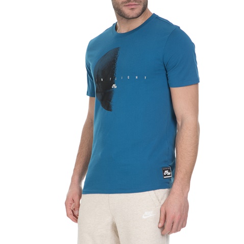 NIKE-Ανδρικό κοντομάνικο μπλουζάκι  Nike μπλε 