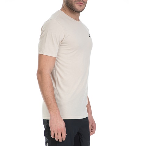 NIKE-Ανδρικό κοντομάνικο μπλουζάκι  Nike μπεζ 
