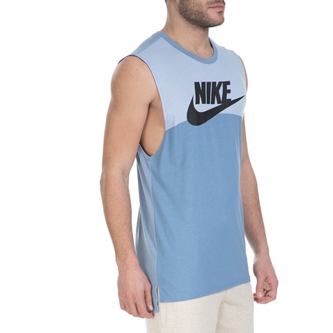 NIKE-Αμάνικη μπλούζα Nike γαλάζια 