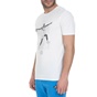 NIKE-Ανδρική κοντομάνικη μπλούζα Nike λευκή 