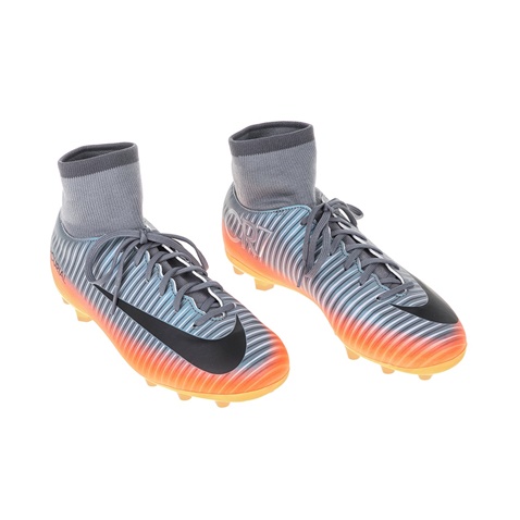 NIKE-Παιδικά παπούτσια ποδοσφαίρου JR MERCURL VCTY 6 CR7 DF AG-PRO γκρι - πορτοκαλί