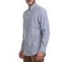 GANT-Ανδρικό πουκάμισο GANT λευκό-μπλε         