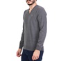 GANT-Ανδρικό πουλόβερ με V GANT γκρι