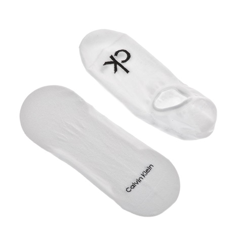 CK UNDERWEAR-Ανδρικό ζευγάρι κάλτσες Calvin Klein λευκές