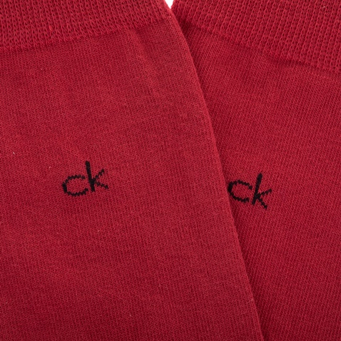 CK UNDERWEAR-Ανδρικό σετ κάλτσες Calvin Klein κόκκινες-μαύρες