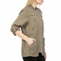JUICY COUTURE-Γυναικείο jacket  SHADY PALM TENCEL JUICY COUTURE μπεζ 