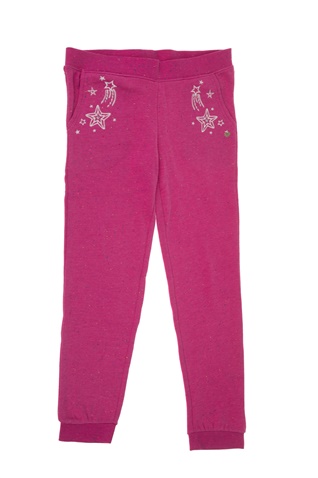 JUICY COUTURE KIDS-Κοριτσίστικο παντελόνι φόρμας JUICY COUTURE STAR φούξια
