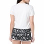 JUICY COUTURE-Γυναικεία κοντομάνικη μπλούζα Juicy Couture λευκή με στάμπα