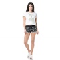 JUICY COUTURE-Γυναικεία κοντομάνικη μπλούζα Juicy Couture λευκή με στάμπα