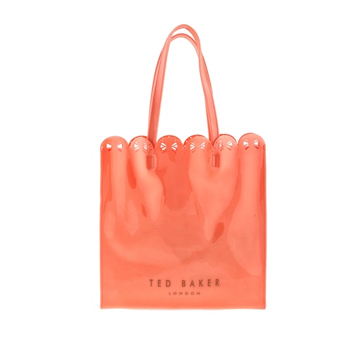 TED BAKER-Τσάντα χειρός TED BAKER EVECON LARGE πορτοκαλί 