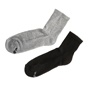 JEPA-Ανδρικές αθλητικές κάλτσες ATHLETIC QUARTER SOCKS 2 PACK μαύρες-γκρι