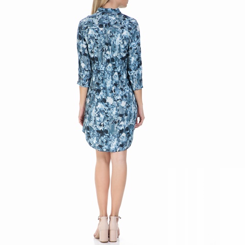 CALVIN KLEIN JEANS-Γυναικείο μίνι φόρεμα Calvin Klein Jeans μπλε με print
