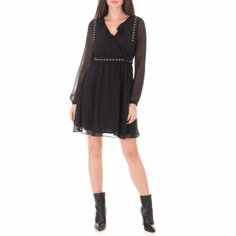 GUESS-Γυναικείο μίνι φόρεμα GUESS XENIA μαύρο 