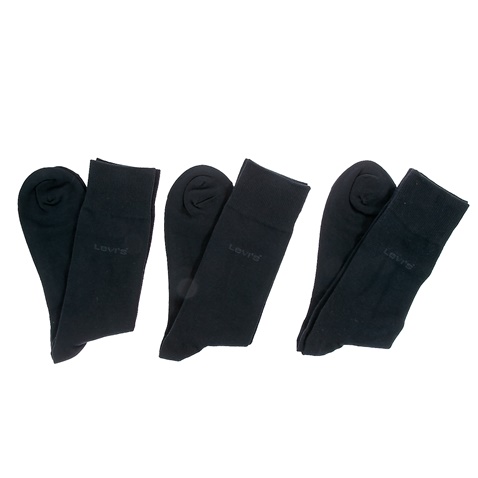 LEVI'S-Ανδρικό σετ κάλτσες Levi's μαύρες