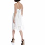 GARCIA JEANS-Γυναικείο φόρεμα Garcia Jeans λευκό