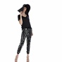GARCIA JEANS-Γυναικείο παντελόνι Garcia Jeans μαύρο-γκρι